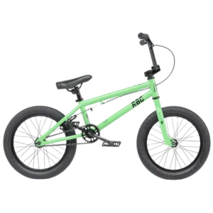 BMX infantil Radio Revo 16 verde de 16 pulgadas para niños que se inician en BMX