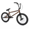 Vista completa de la bicicleta BMX amateur Fiend Type 0+ 20,25” Freecoaster 2023 gloss marrón.