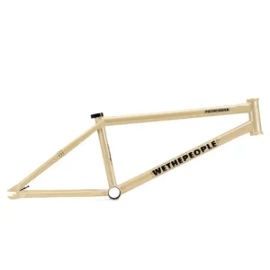 Cuadro WeThePeople Pathfinder crema en 4130 chromoly, geometría street BMX