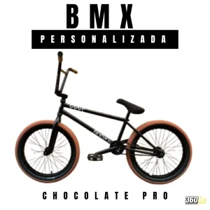 BMX Personalizada chocolate pro con Piezas de Alta Calidad