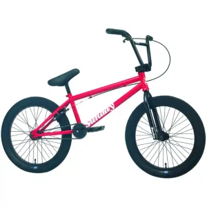 Bicicleta BMX Sunday Blueprint roja con llantas negras