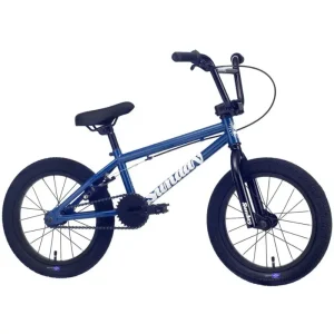 Bicicleta BMX Sunday Blueprint 16 pulgadas para niños, color azul