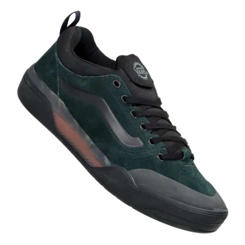 Zapatillas Vans BMX Peak Black/Evergreen - Diseño lateral