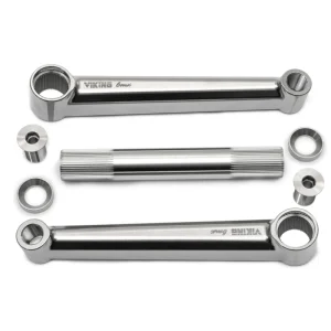 set completo bielas viking bmx juvel titanio y eje estriado