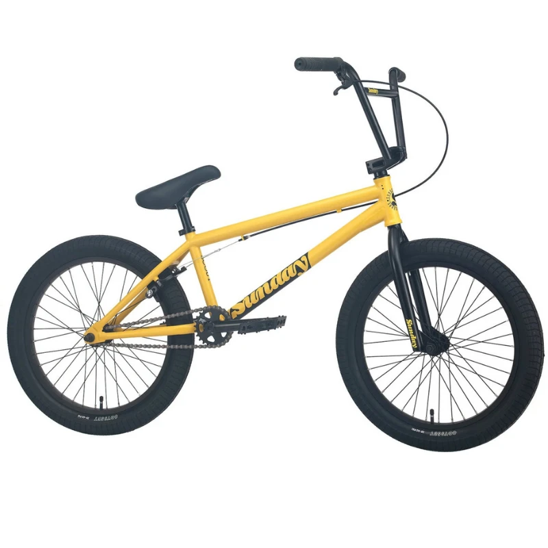 sunday scout 2023 bmx amarilla con manillar 4 piezas