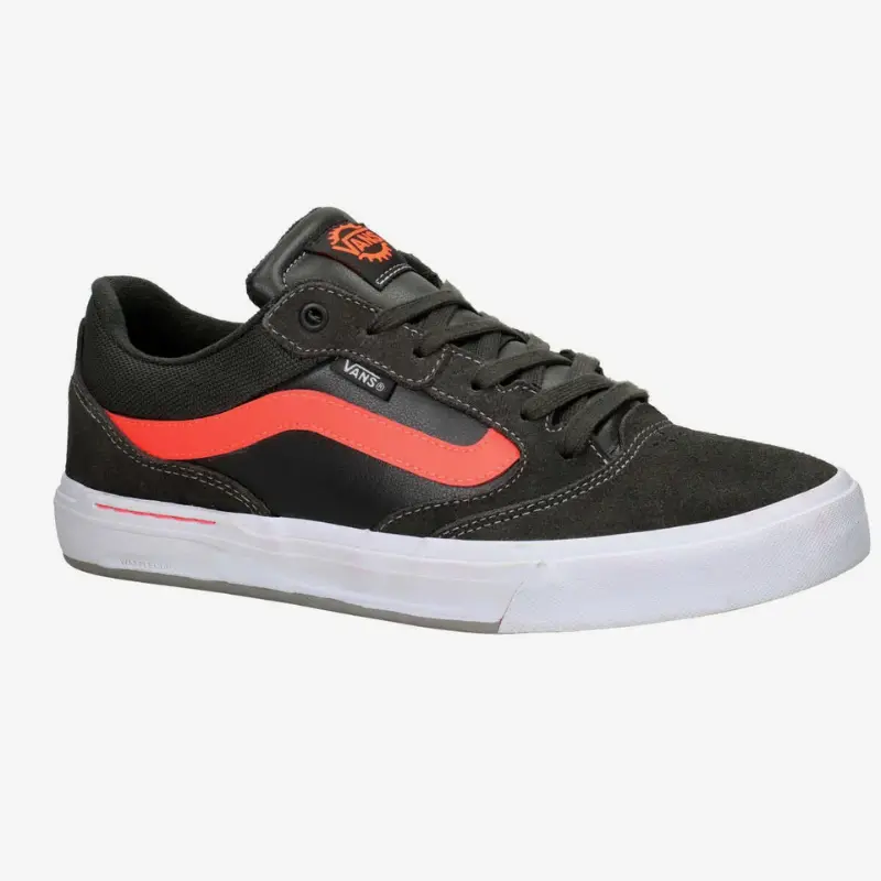 lateral zapatillas vans proof wafflecup fade black coral