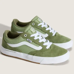 vista 3/4 zapatillas vans proof wafflecup olive