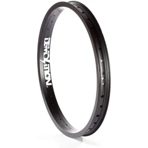 Llanta Demolition Team Plus 20 pulgadas BMX color negro vista lateral