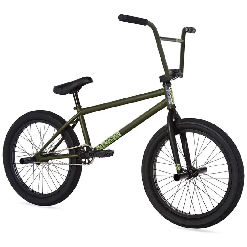 BMX Fitbikeco STR 20,5 verde con pegs bicicleta street
